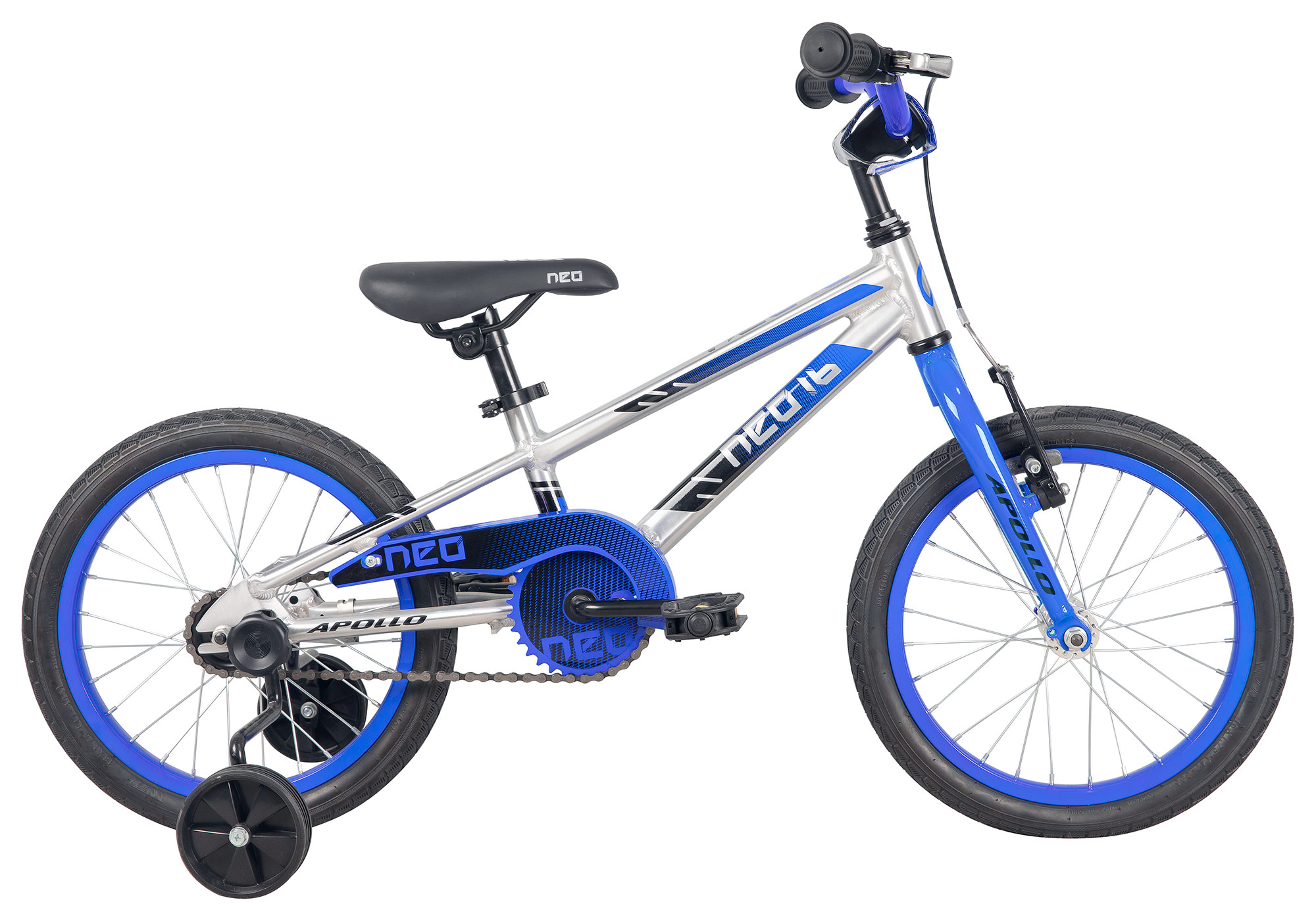 Image RADIUS NEO BOYS GEARED 20" 22510 BRUSHED ALLOY/BLK/ BLUE (53-1058)